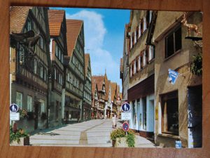 Postcard Herrenberg Street