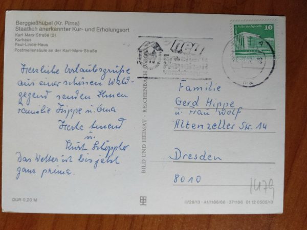 Postcard Berggiesshubel - Image 2