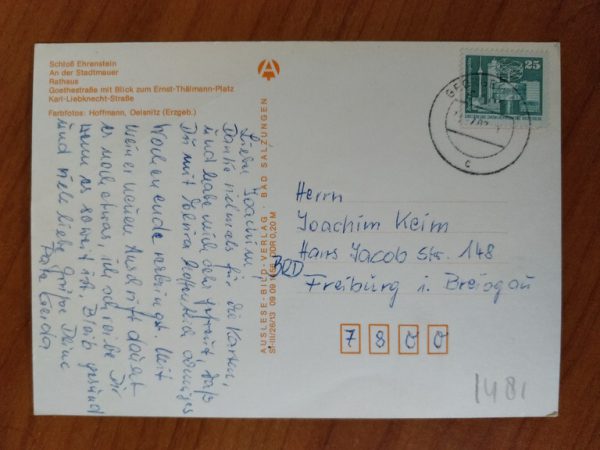 Postcard Gruss aus Ohrdruf - Image 2