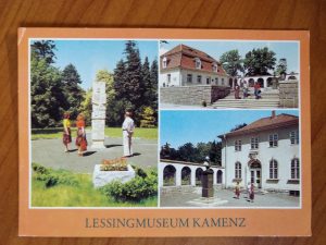 Postcard Lessingmuseum Kamenz 3 pictures