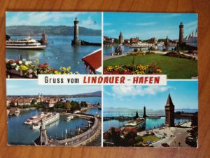 Postcard Lindauer Hafen