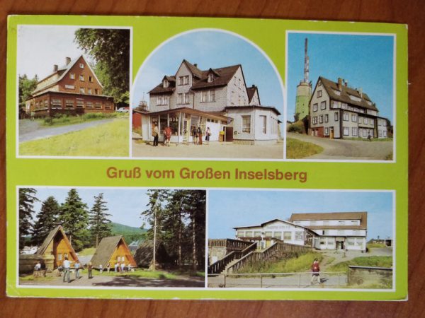 Postcard Gruss vom Grossen Inselsberg