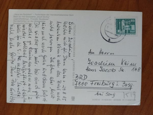 Postcard Gruss vom Grossen Inselsberg - Image 2