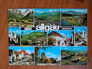 Postcard Das Allgau
