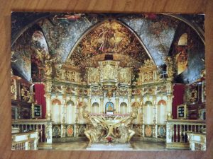 Postcard Castle Schloss Buckenburg Inside