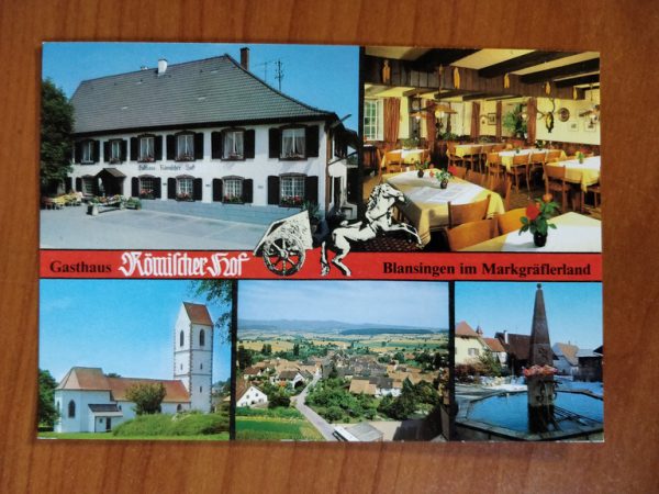 Postcard Gasthof Blansigen im Markgraflerland