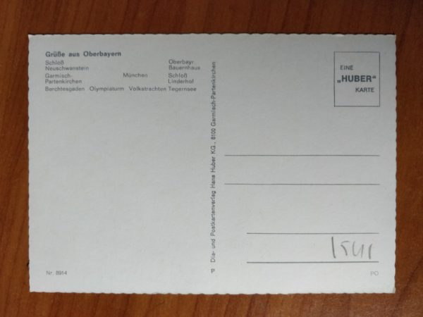 Postcard Grusse aus Oberbayern - Image 2