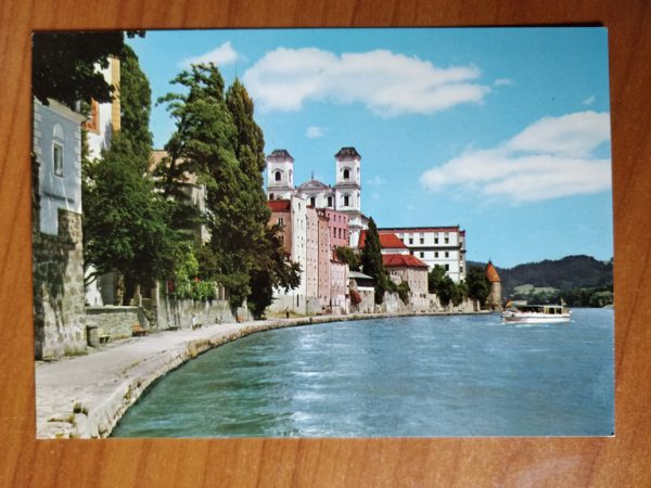 Postcard Passau Dreiflussestadat