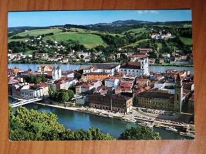 Postcard Passau Donau