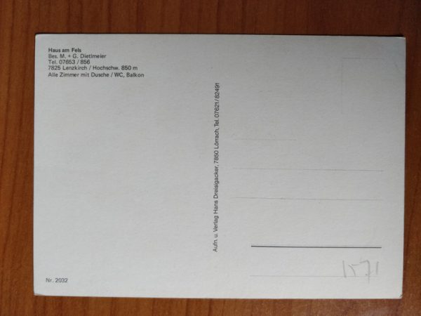 Postcard Haus am Fels Lenzkirch - Image 2