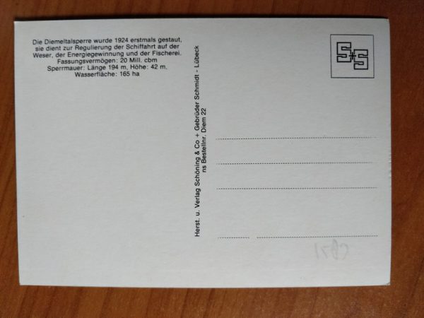 Postcard Diemeltasperre - Image 2
