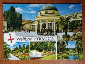 Postcard Welbad Pyrmont