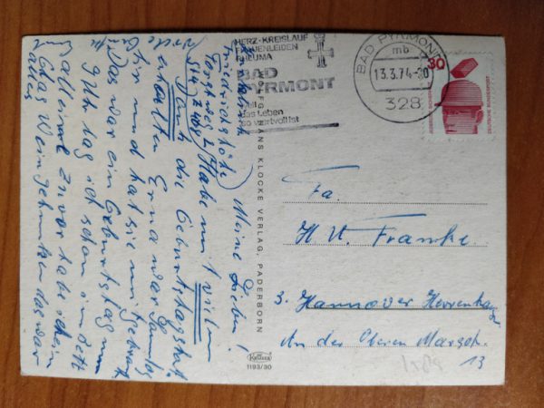 Postcard Welbad Pyrmont - Image 2