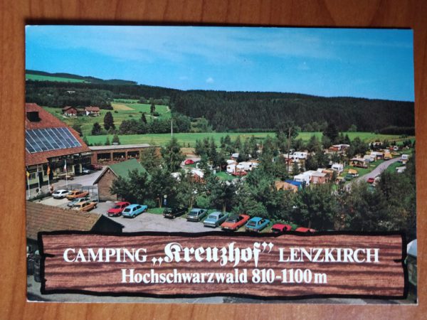 Postcard Camping Kreuzhof Lenzkirch