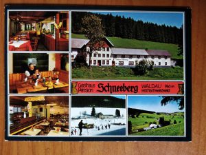 Postcard Schneeberg Waldau