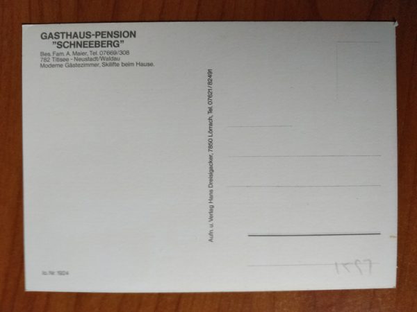 Postcard Schneeberg Waldau - Image 2