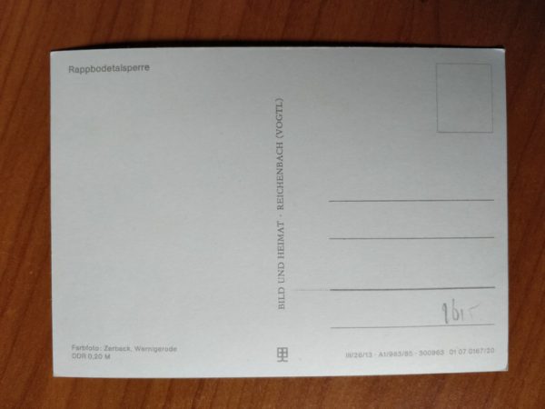 Postcard Rappbodetalsperre - Image 2