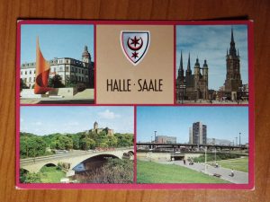 Postcard Halle Saale