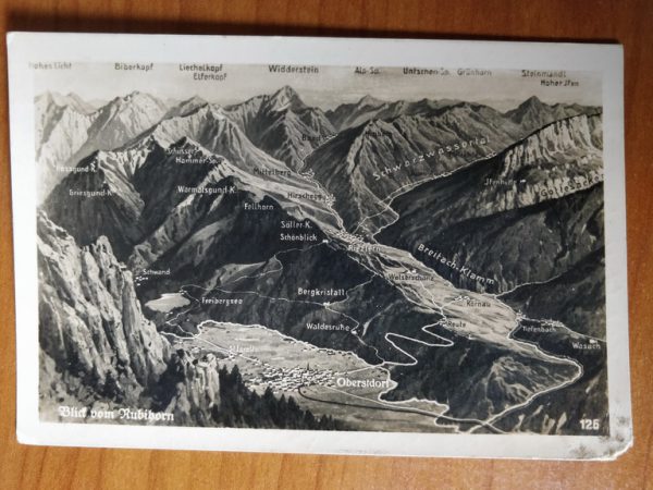 Postcard Mountains Rubihorn
