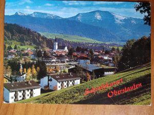 Postcard Kurort Oberstaufen Allgau
