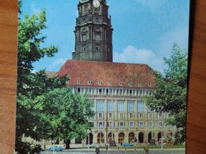 Postcard Dresden neues Rathaus