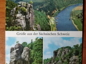 Postcard Grusse aus der Sachsischen Schweiz