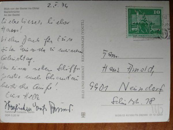 Postcard Grusse aus der Sachsischen Schweiz - Image 2