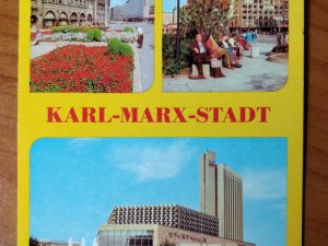 Postcard Karl Marx Stadt 3 pictures
