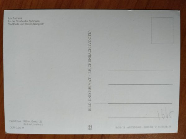 Postcard Karl Marx Stadt 3 pictures - Image 2