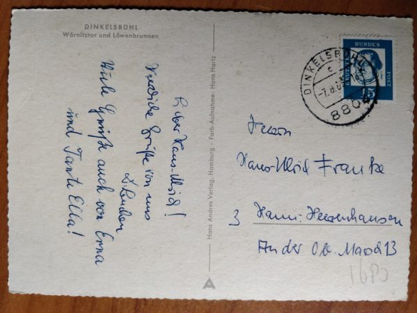Postcard Dinkelsbuhl - Image 2