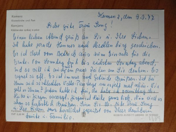Postcard Kamenz Klosterkirche - Image 2