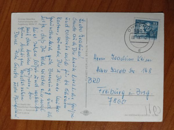 Postcard Clock DDR - Image 2