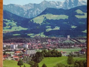 Postcard Sonthofen Panorama