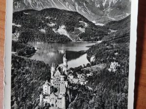 Postcard Castle Neuschwanstein