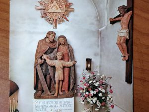 Postcard Kapelle Wertach