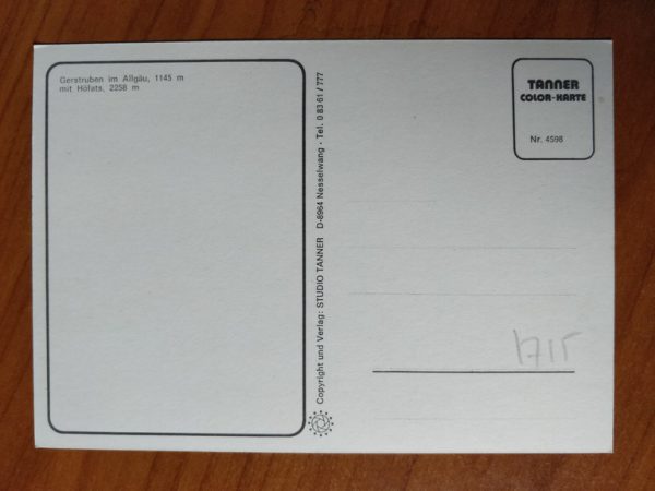 Postcard Gerstruben im Allgau - Image 2