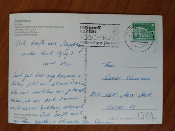 Postcard Magdeburg 4 pictures - Image 2