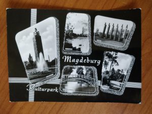 Postcard Magdeburg Kulturpark