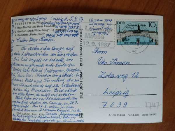 Postcard Pretzsch Eisenmoorbad - Image 2