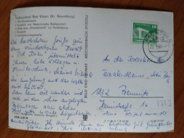 Postcard Volkssolbad Bad Kosen - Image 2