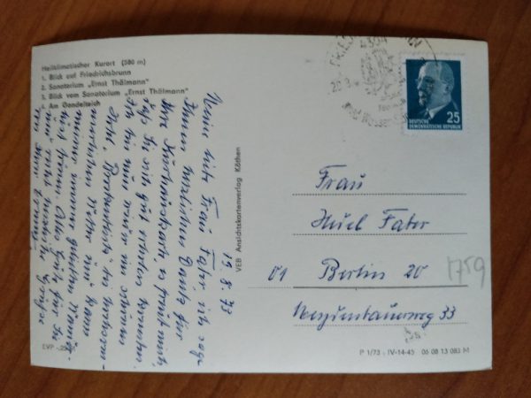 Postcard Gruss aus Friedrichsbrunn - Image 2