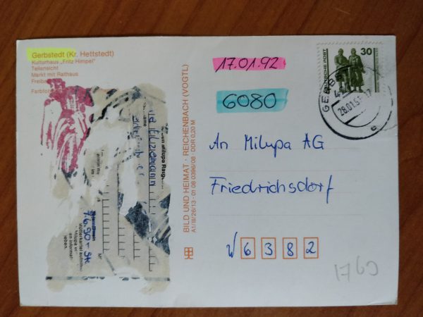 Postcard Gerbstedt 4 pictures - Image 2