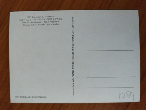 Postcard Bernbach bei Herrenalb - Image 2