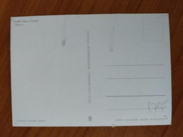 Postcard Karl Marx Stadt - Image 2