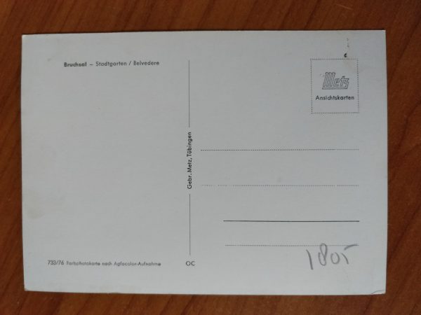 Postcard Bruchsal Stadtgarten - Image 2