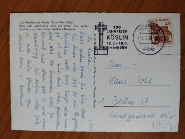 Postcard Die Westfalische Pforte - Image 2