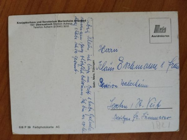 Postcard Sanatorium Marienheim - Image 2