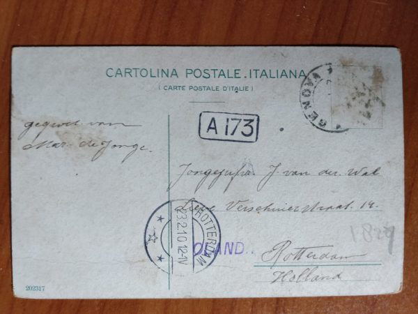 Postcard Genua 1910 - Image 2