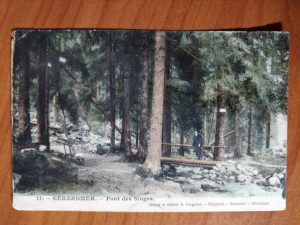 Postcard Gerardmer Pont des Singes