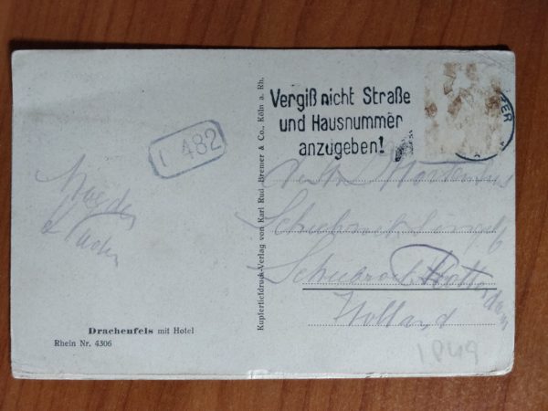 Postcard Drachenfels mit Hotel - Image 2